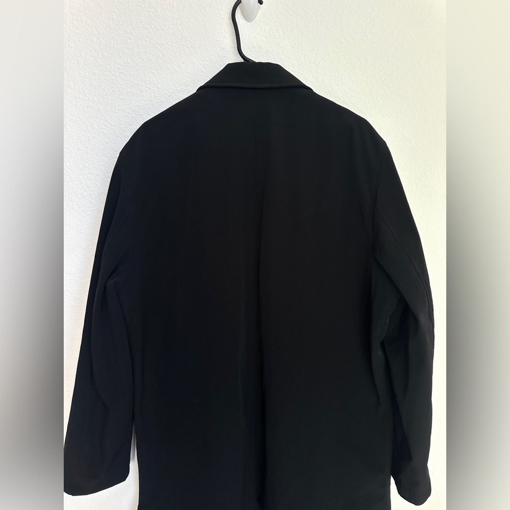 Ike Behar Black Peacoat men’s Medium knee length jacket - Picture 7 of 12